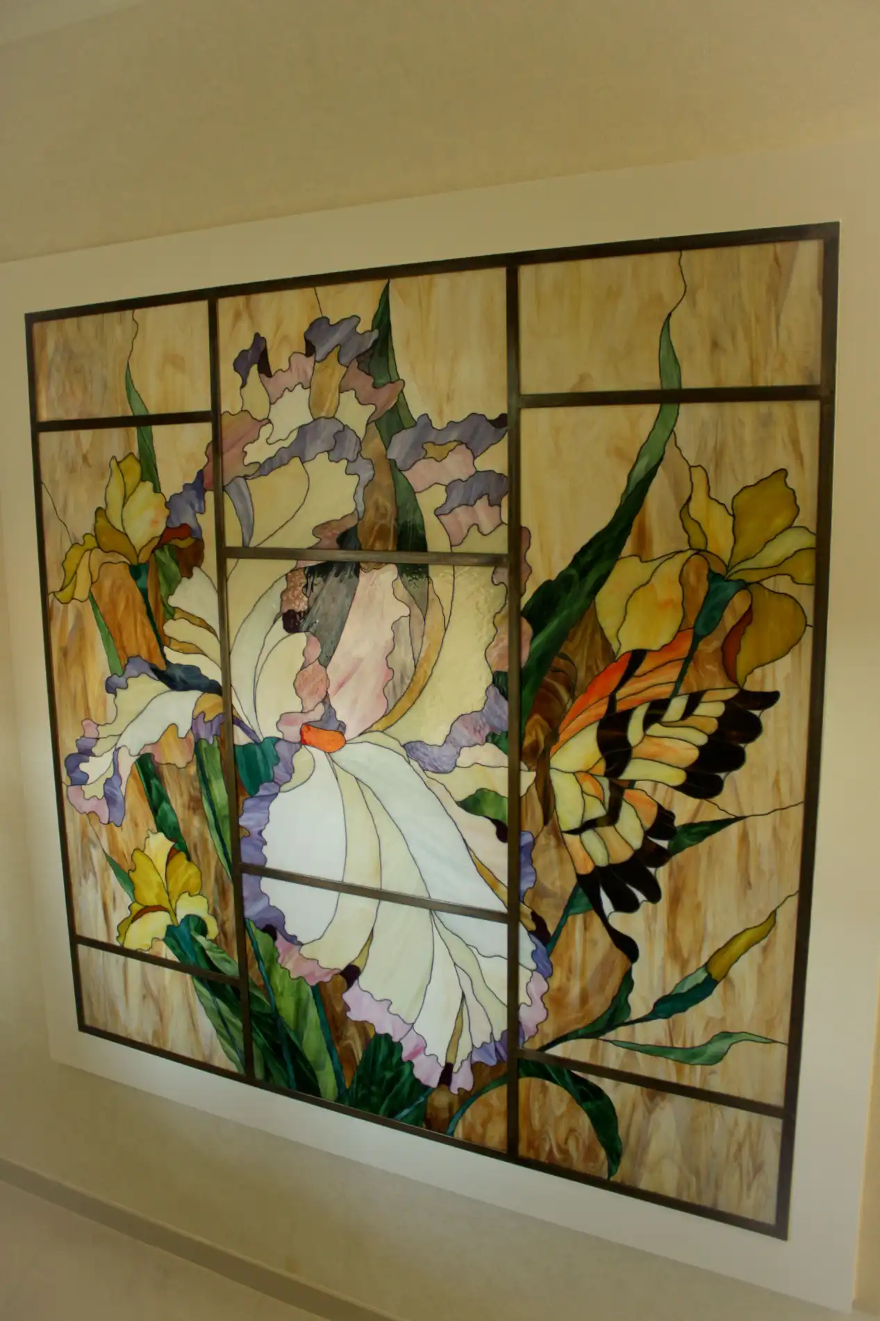 stained glass, mosaic